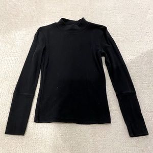 Free People black fitted turtleneck size small